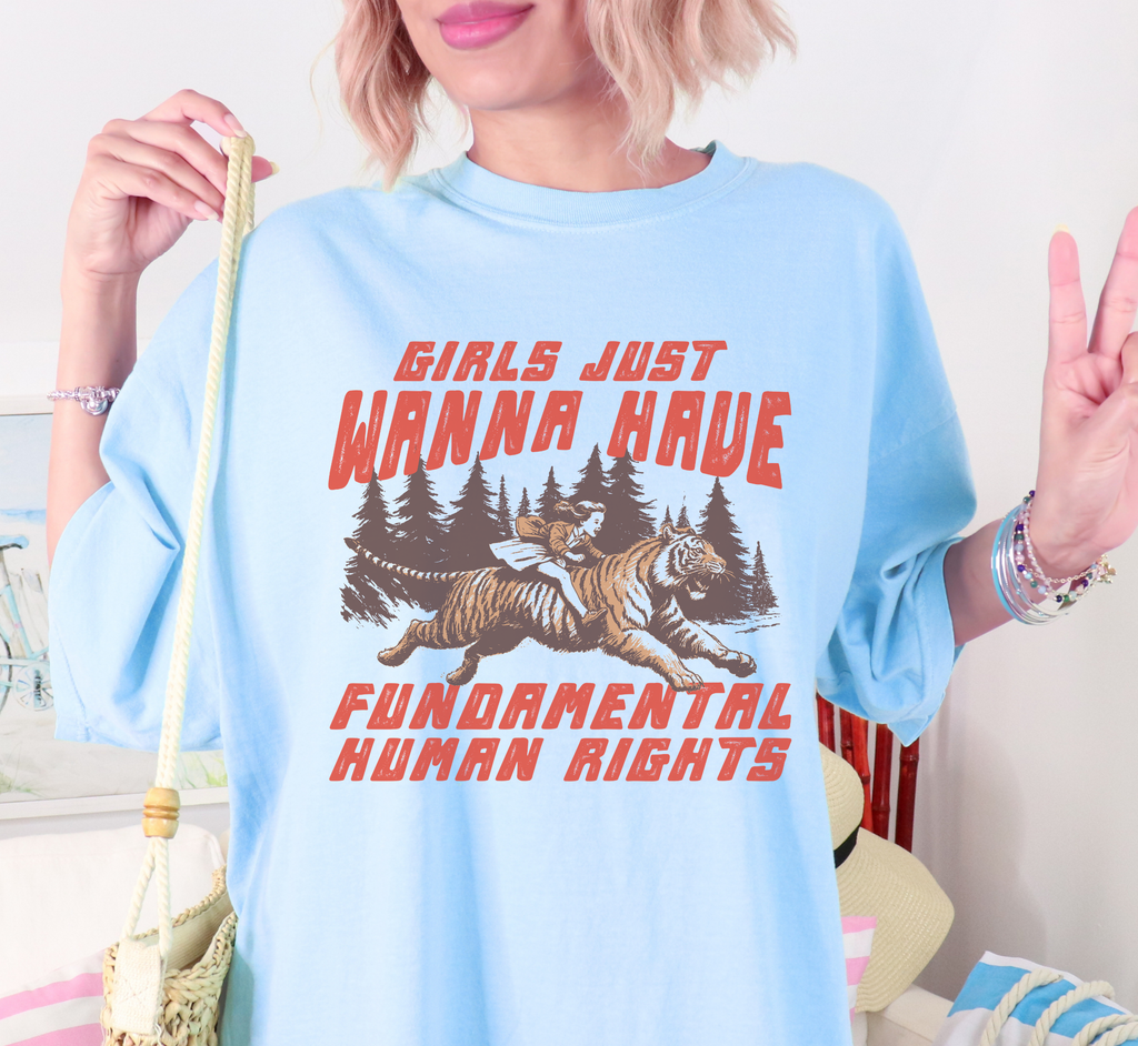 T-shirt Les filles veulent juste avoir des droits fondamentaux