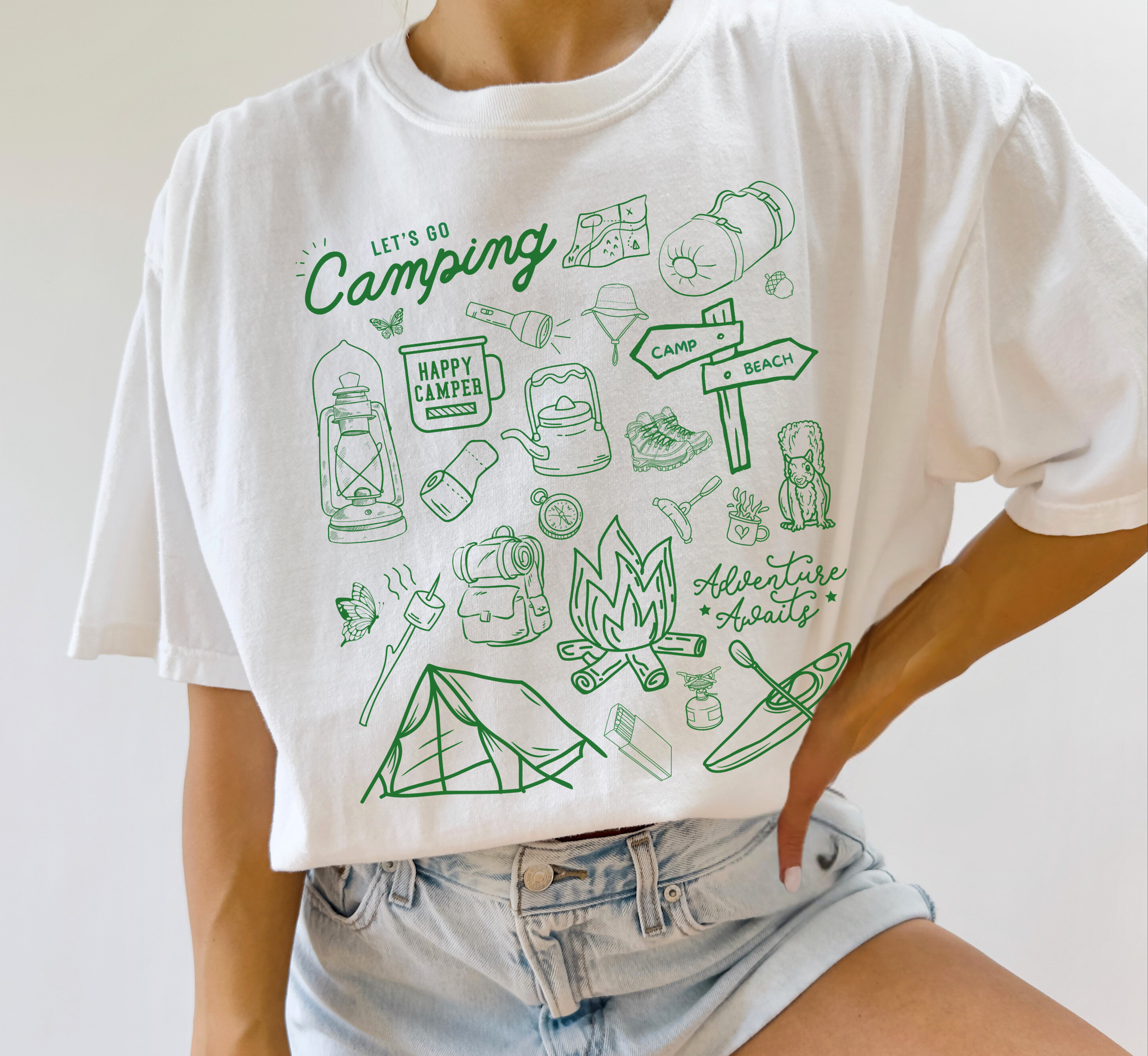 Let's Go Camping T-Shirt