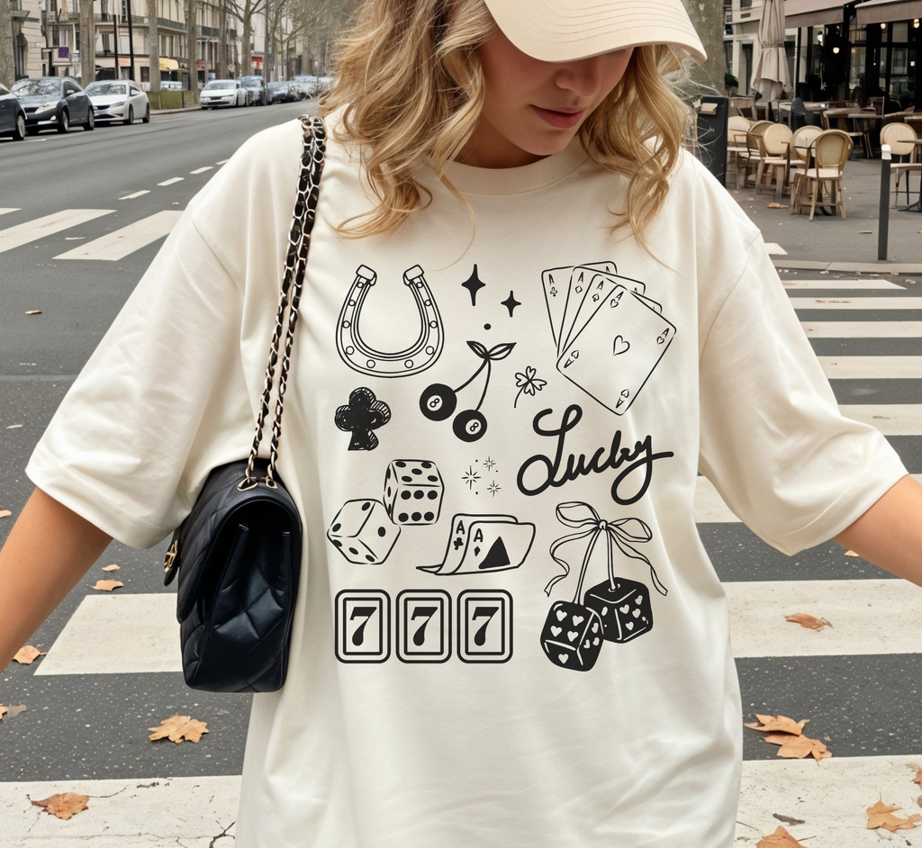 Lucky Collage T-Shirt