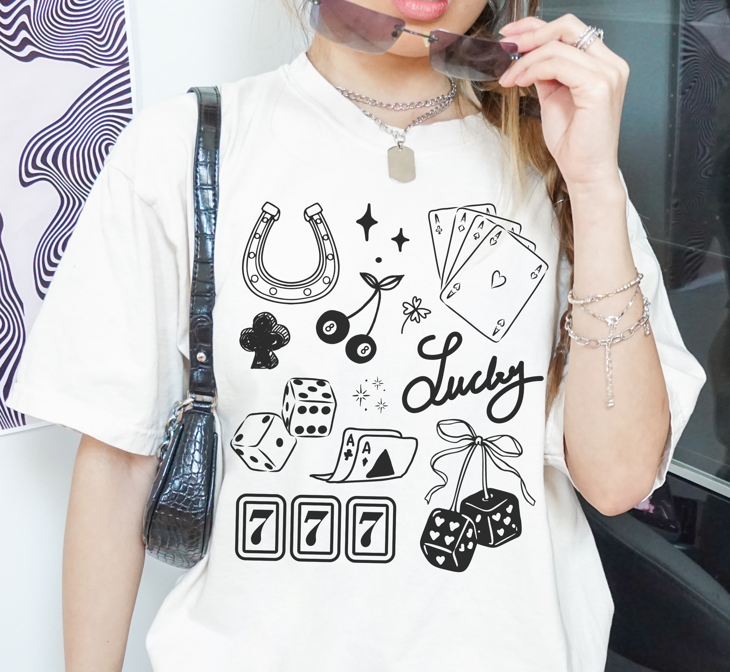 Lucky Collage T-Shirt