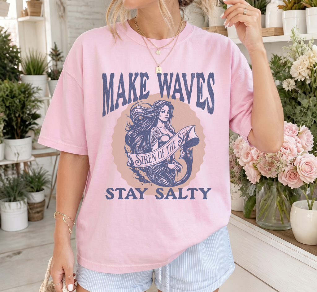 Make Waves Stay Salty T-Shirt
