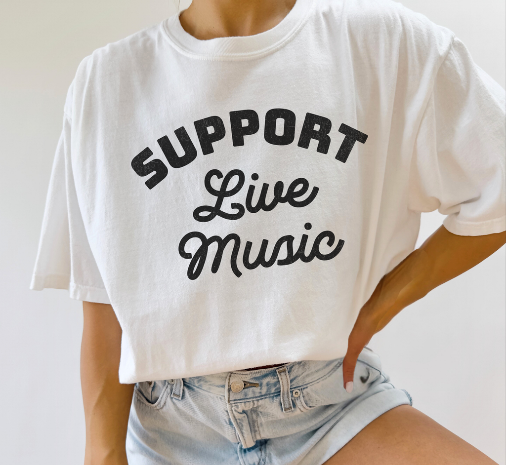 Support Live Music T-Shirt