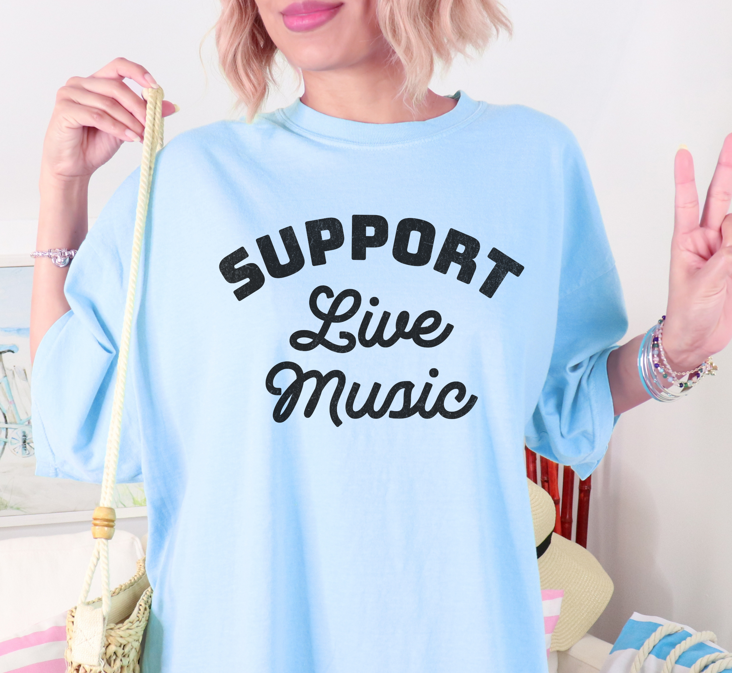 Support Live Music T-Shirt
