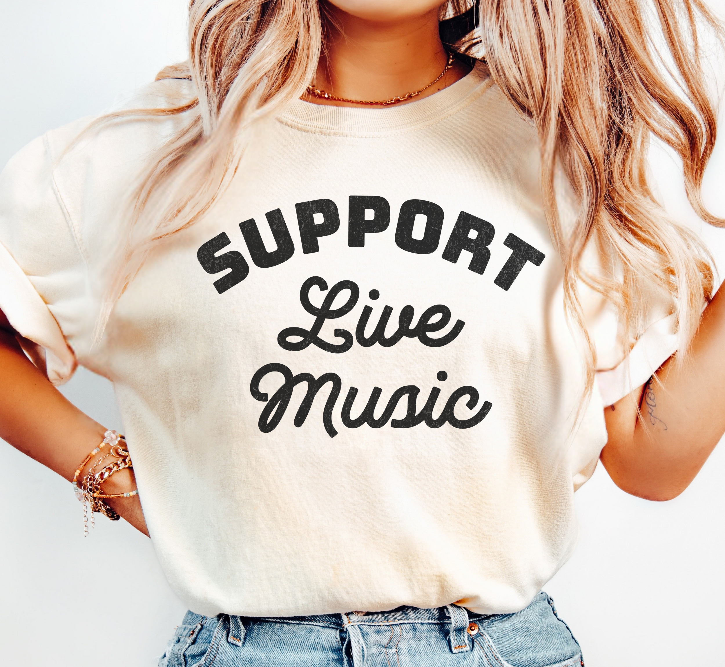 Support Live Music T-Shirt