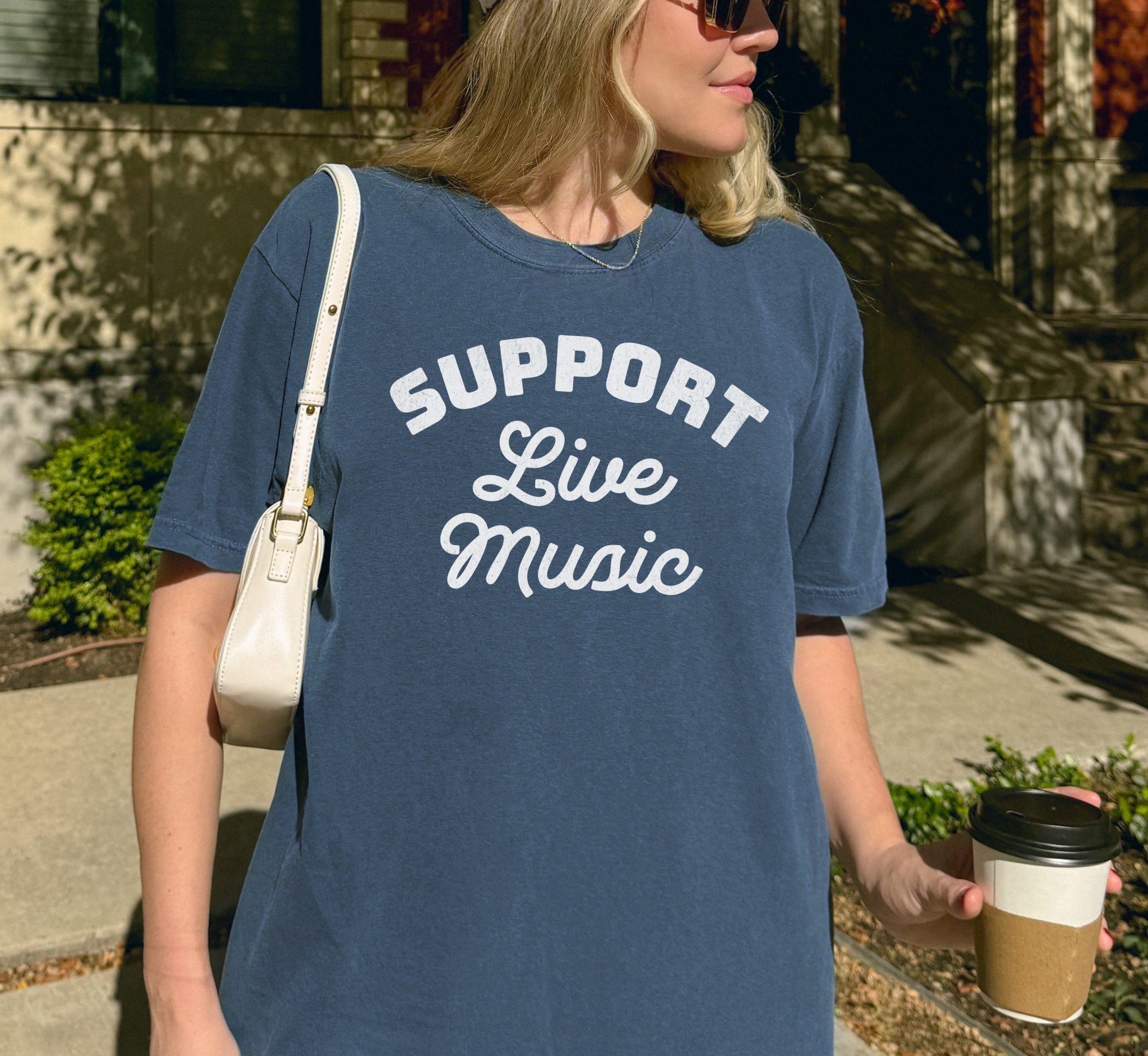 Support Live Music T-Shirt