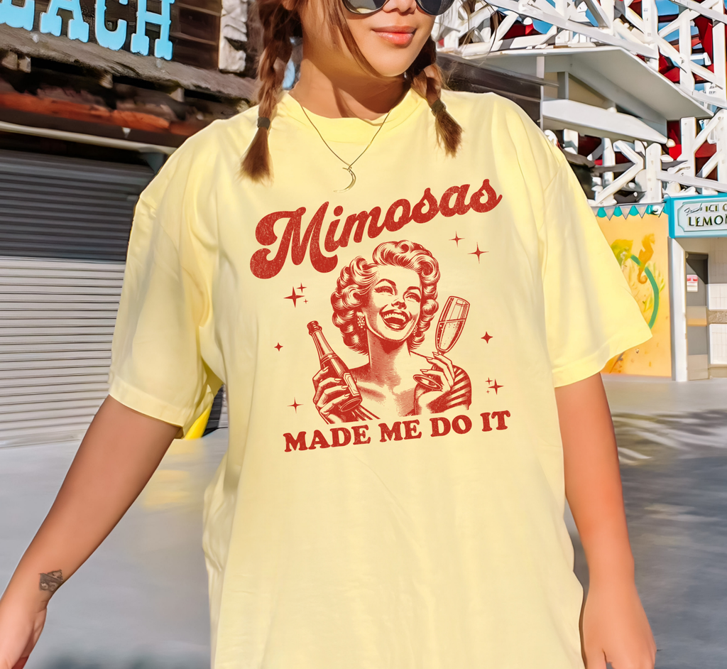 Mimosas Made Me Do It T-Shirt