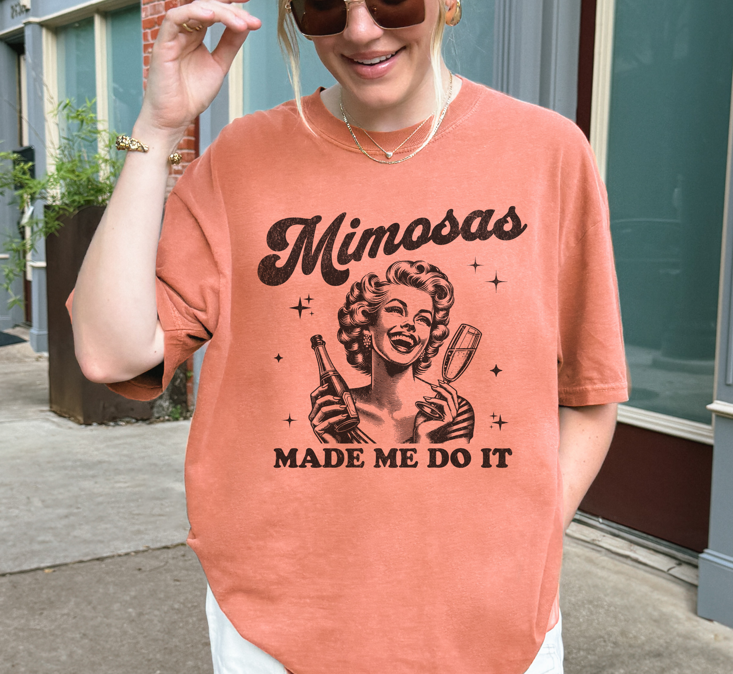 Mimosas Made Me Do It T-Shirt
