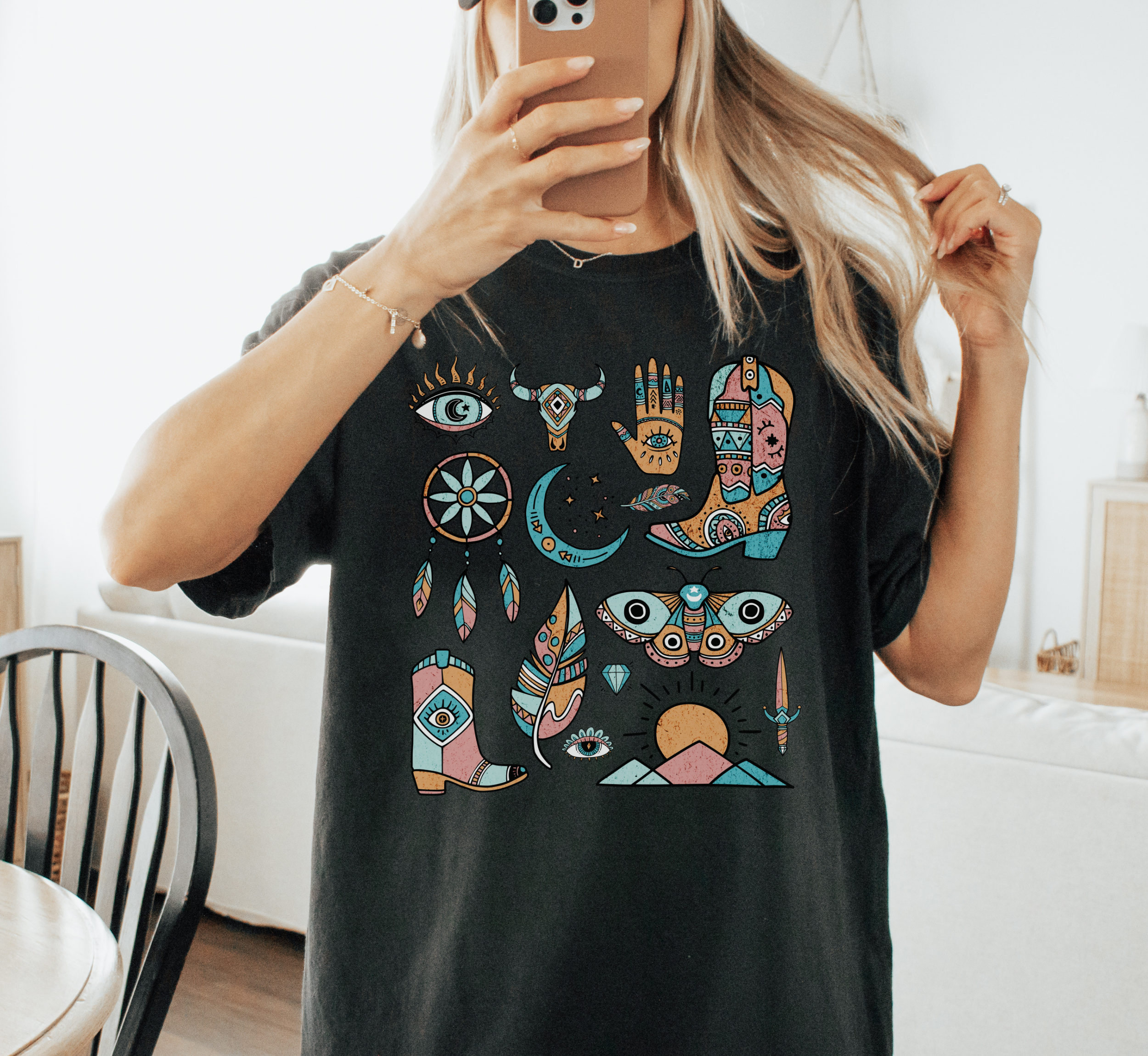 Retro Aztec Boho T-Shirt