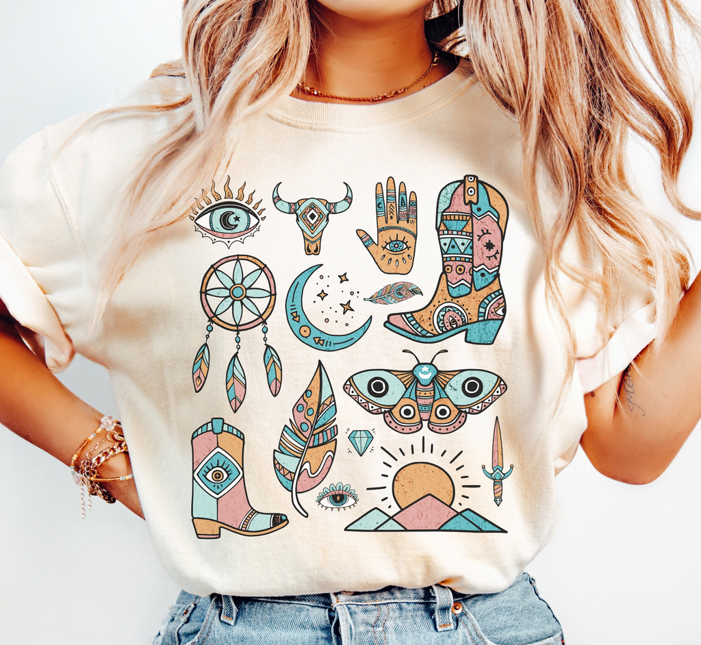 Retro Aztec Boho T-Shirt