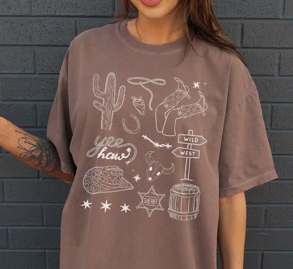 Western Collage T-Shirt