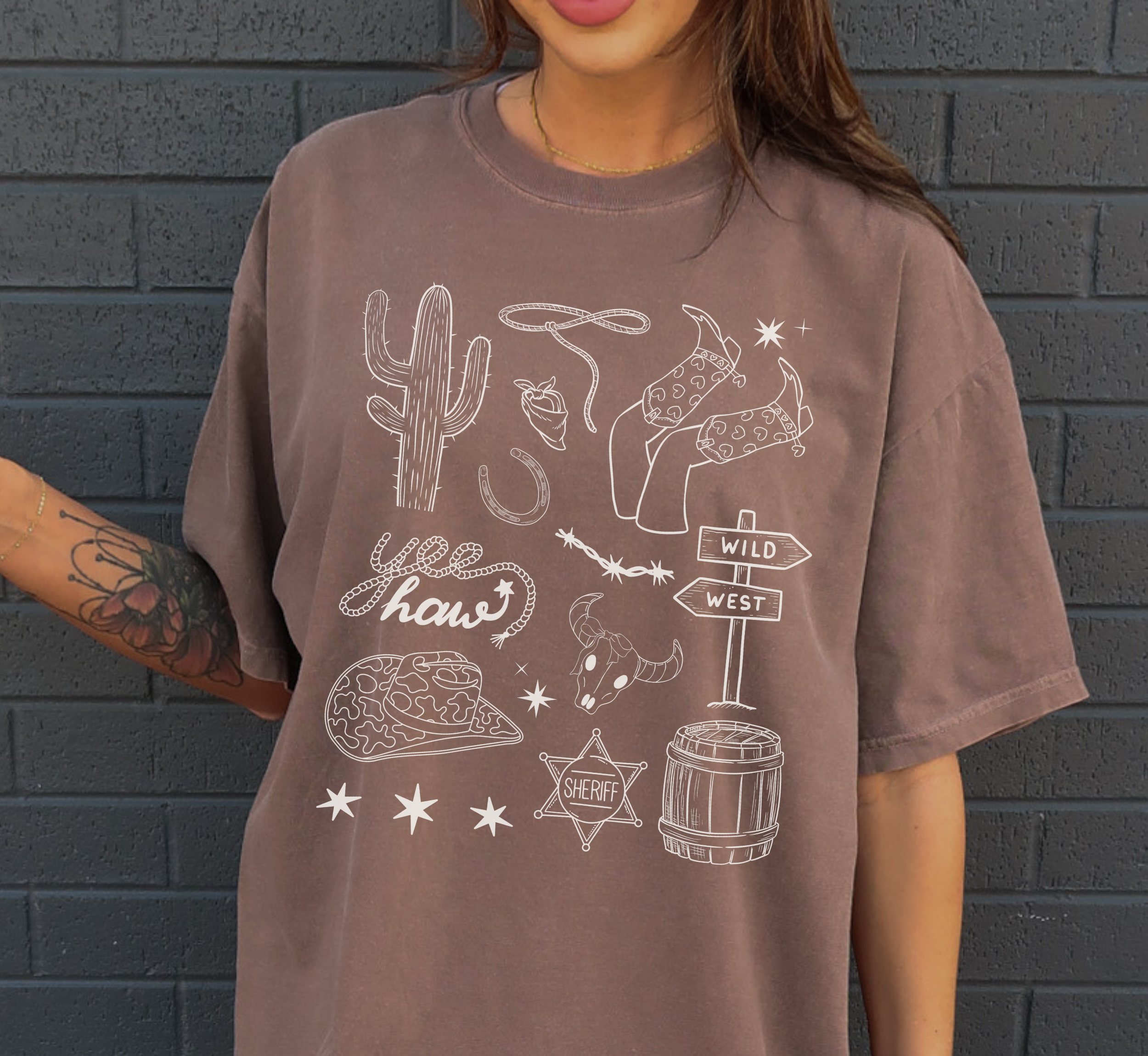 Western Collage T-Shirt