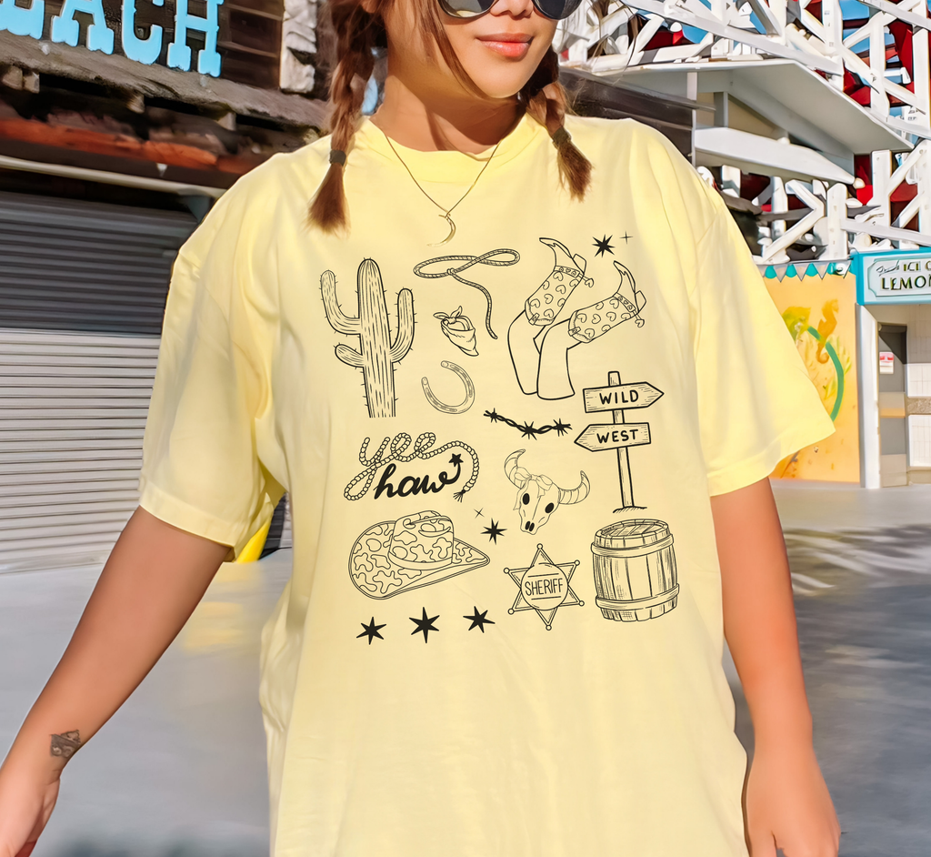Western Collage T-Shirt