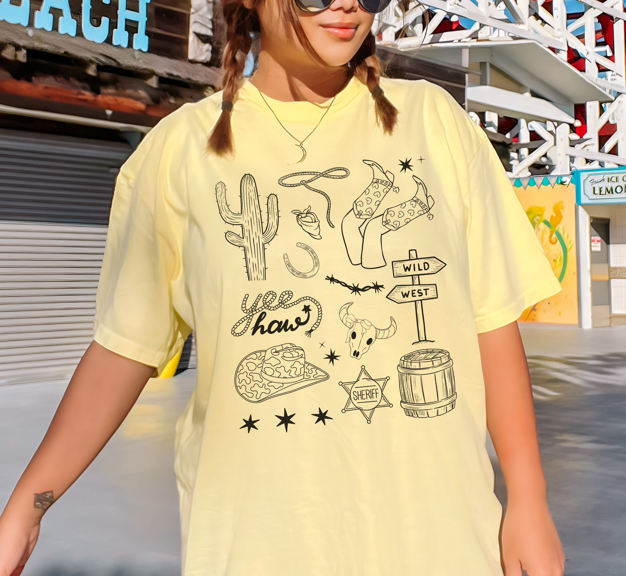 Western Collage T-Shirt