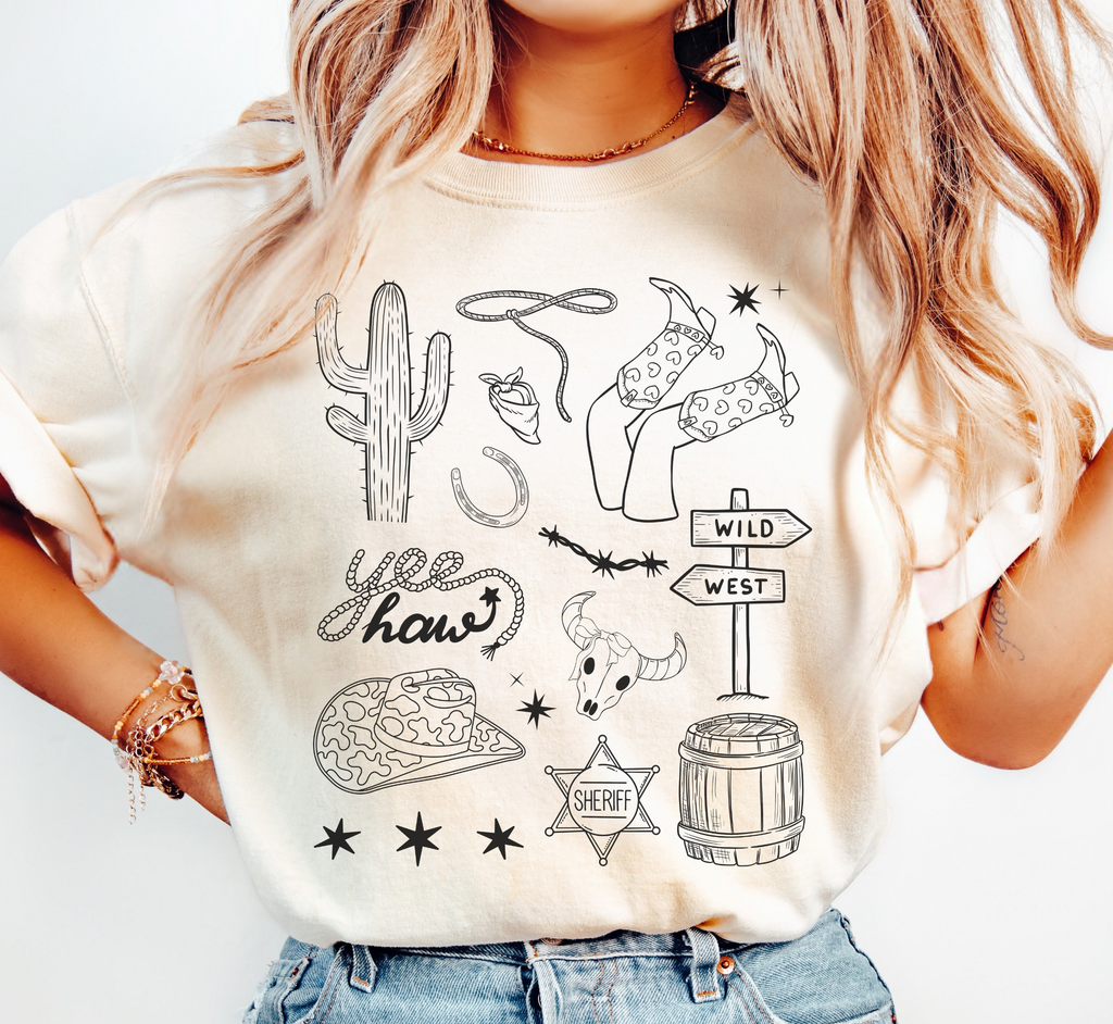 Western Collage T-Shirt