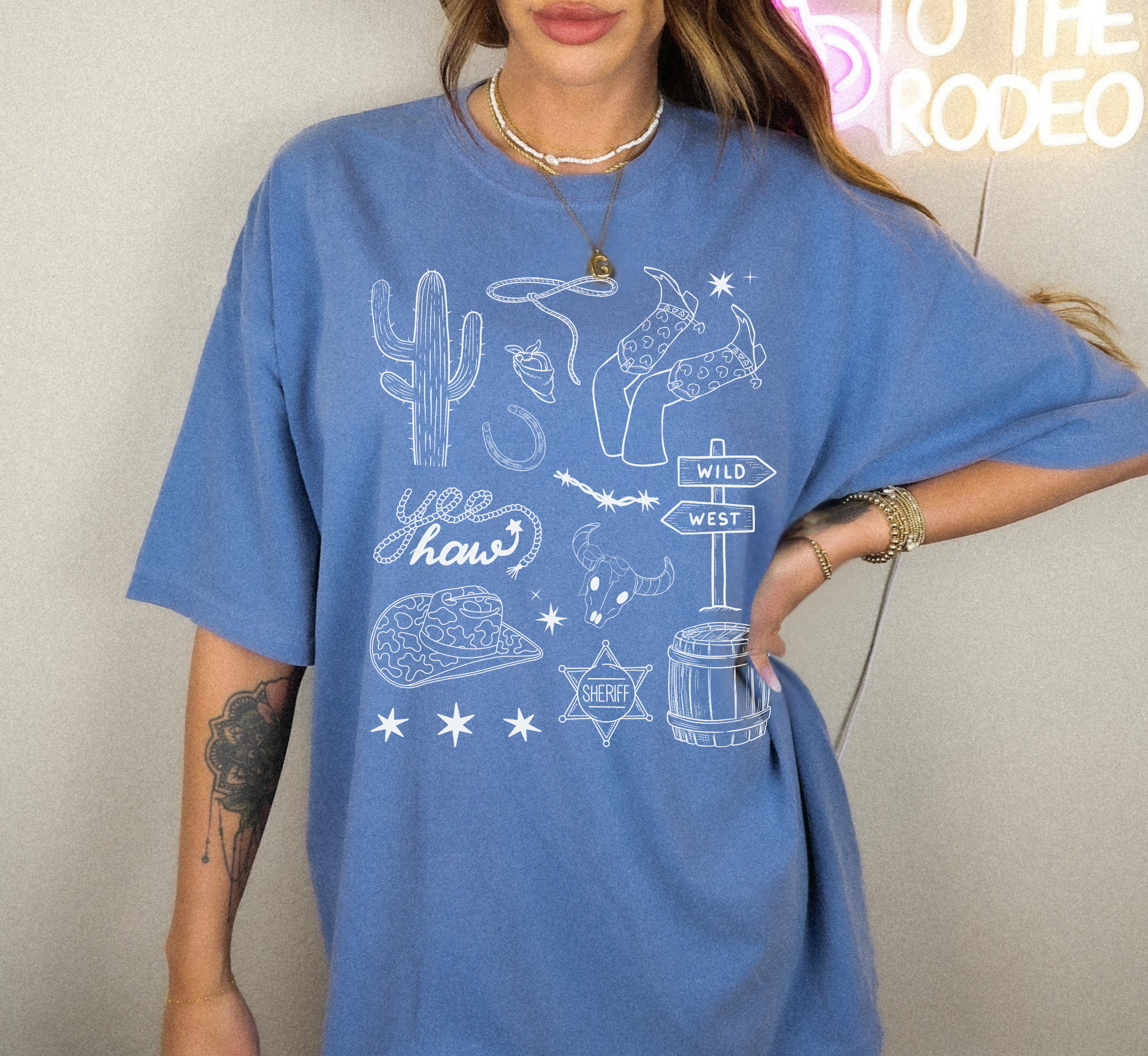 Western Collage T-Shirt
