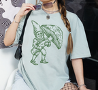 Medieval Gnome with Mushroom T-Shirt