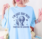 Alien Trusting The Universe T-Shirt