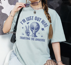 Alien Trusting The Universe T-Shirt
