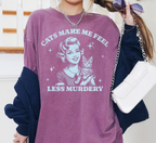 Cats Make Me Feel Less Murdery T-Shirt