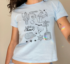 Retro Western Baby Tee