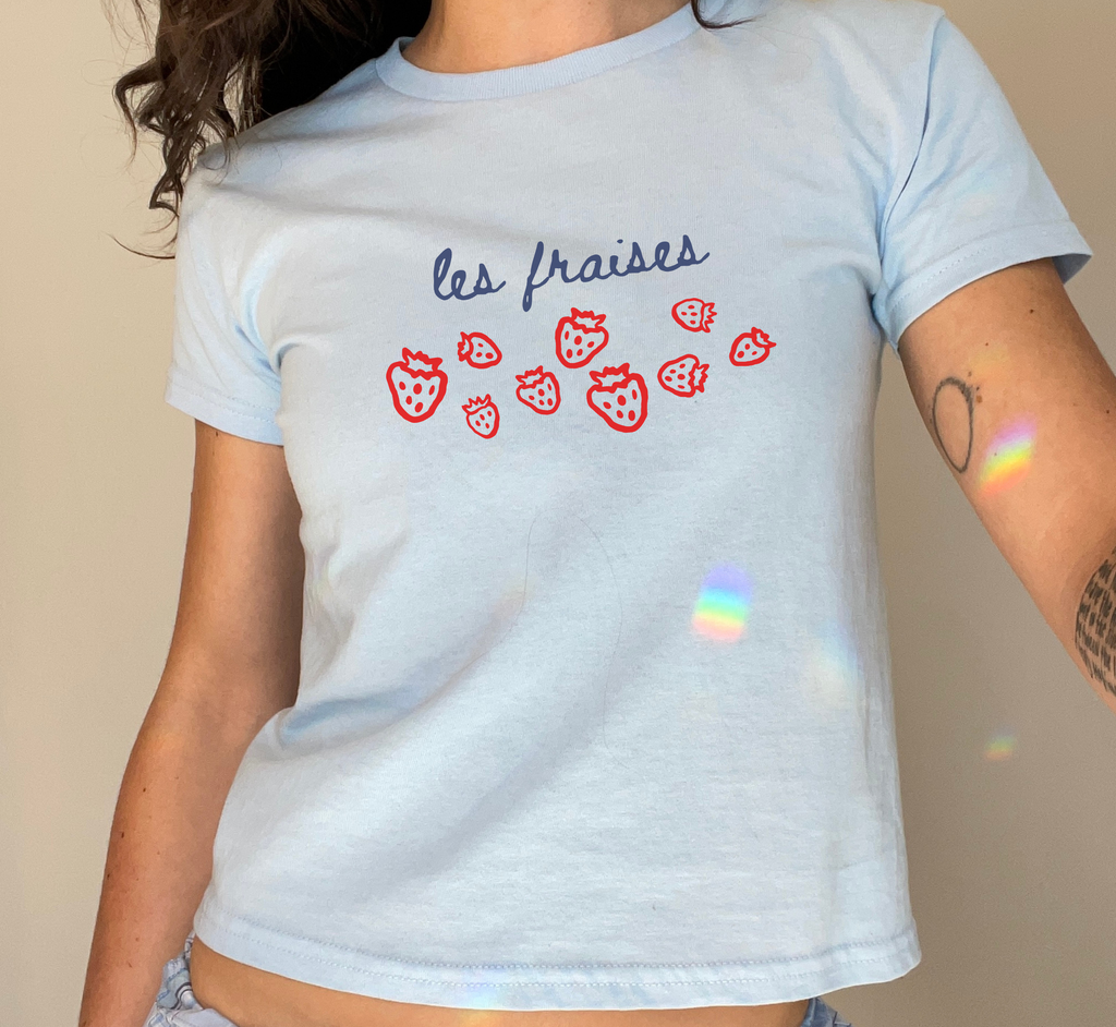 Les Fraises Baby Tee