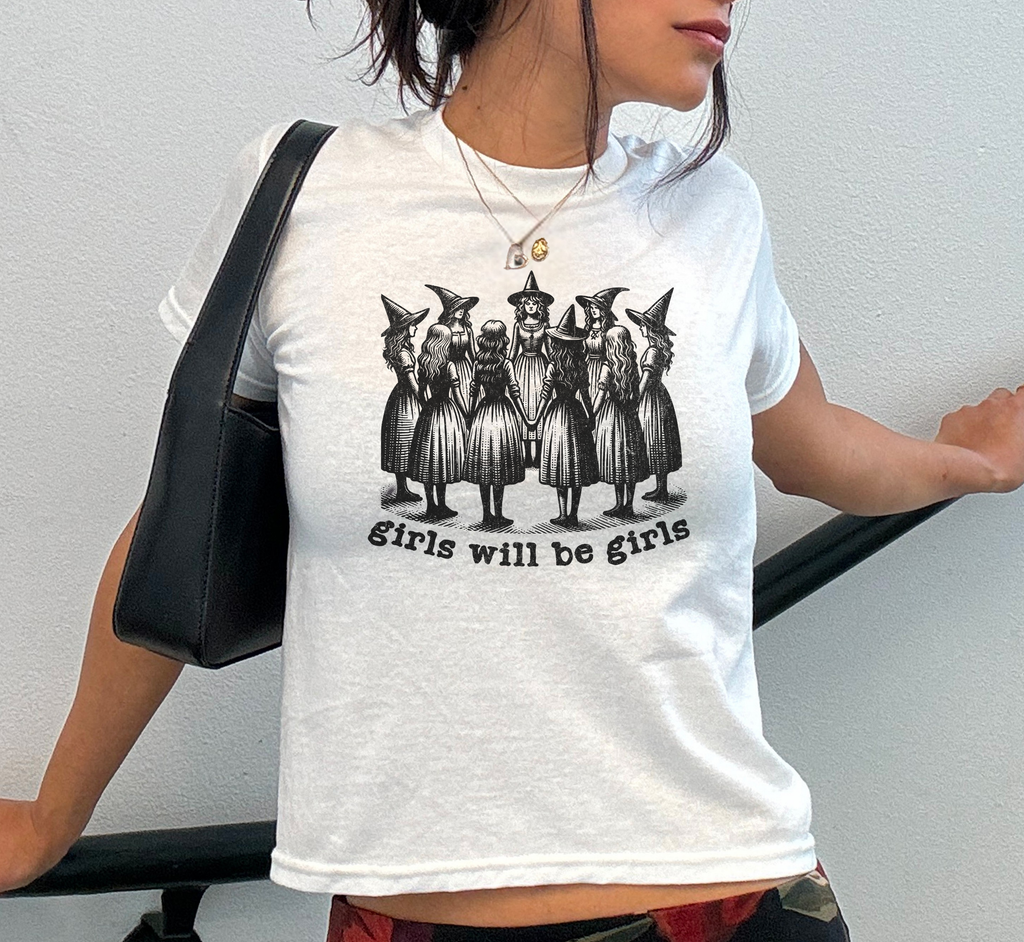 Girls Will Be Girls Witchy Baby Tee