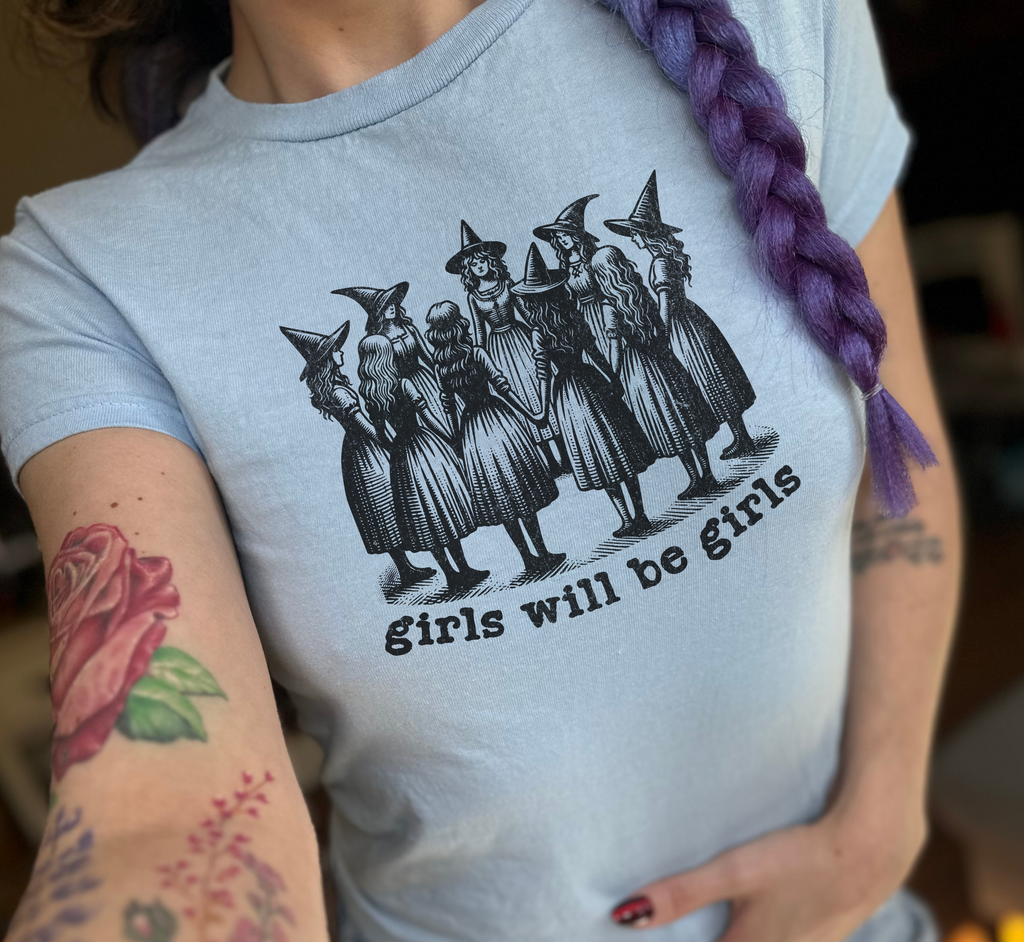 Girls Will Be Girls Witchy Baby Tee