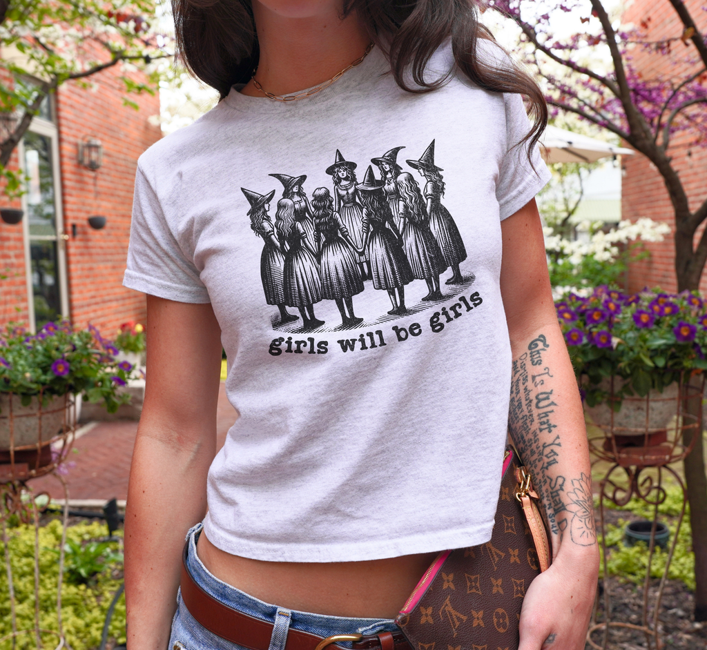 Girls Will Be Girls Witchy Baby Tee