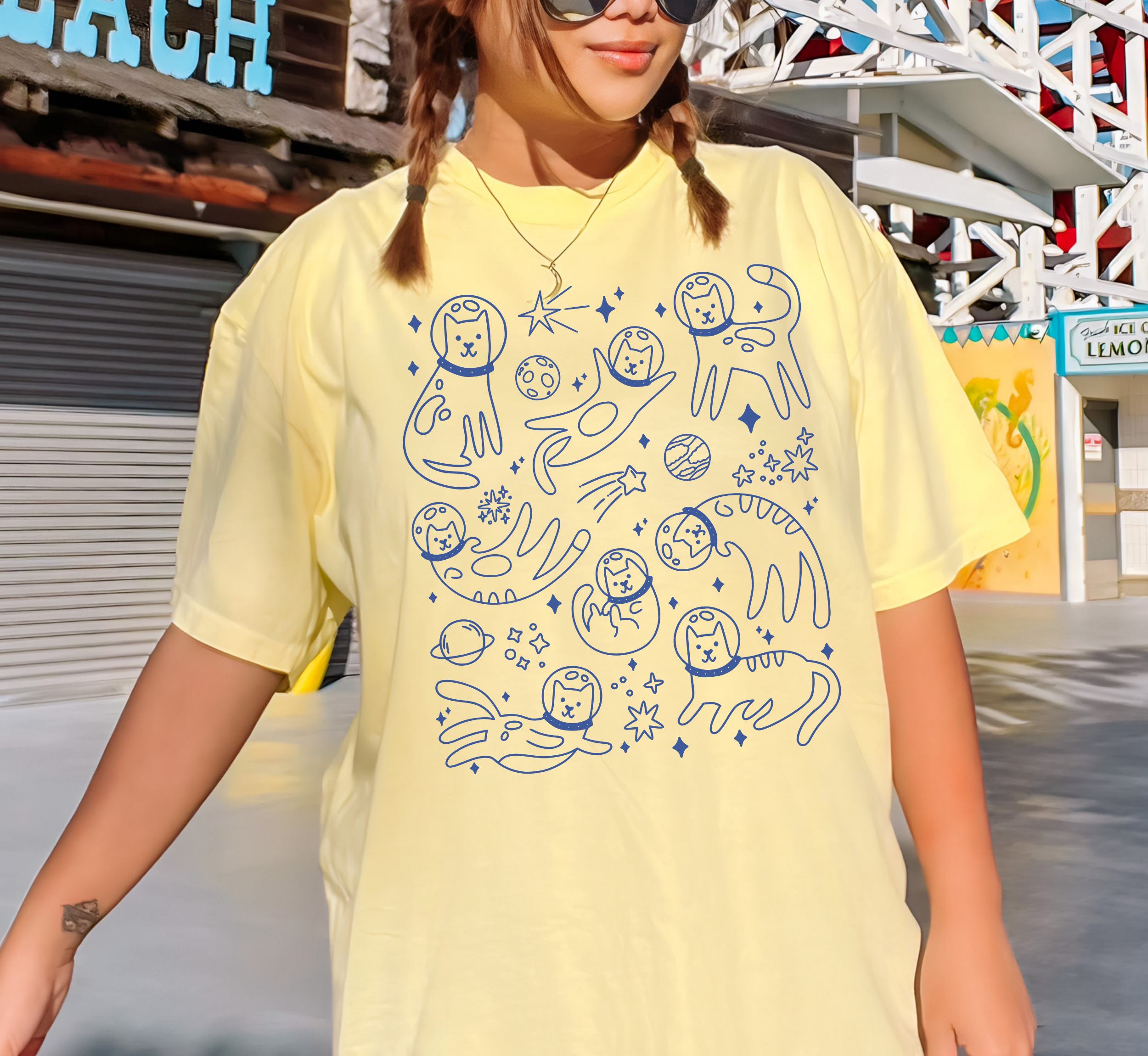 Cats in Space T-Shirt
