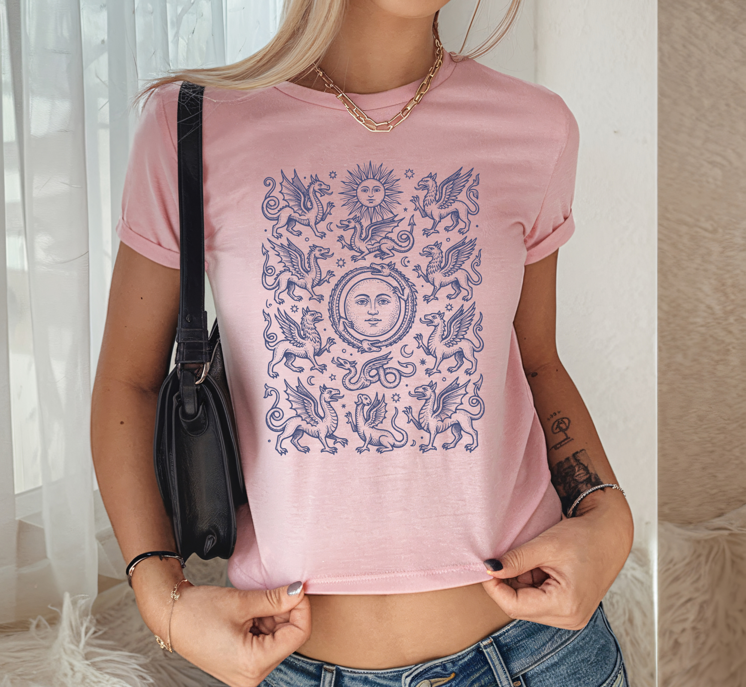 Medieval Dragons Baby Tee