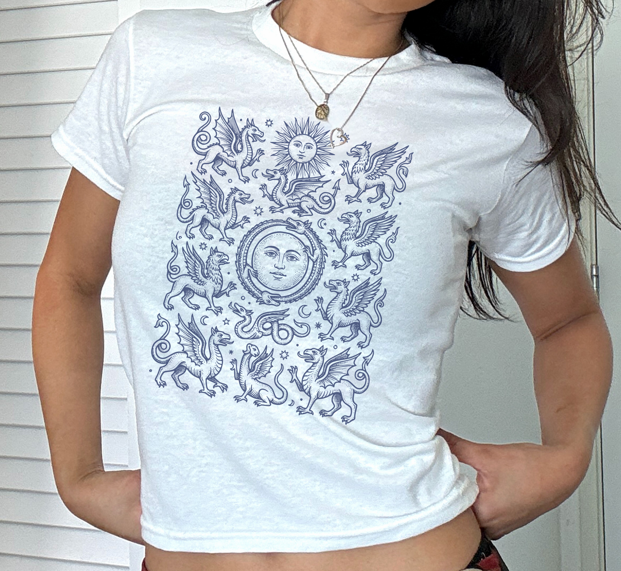 Medieval Dragons Baby Tee