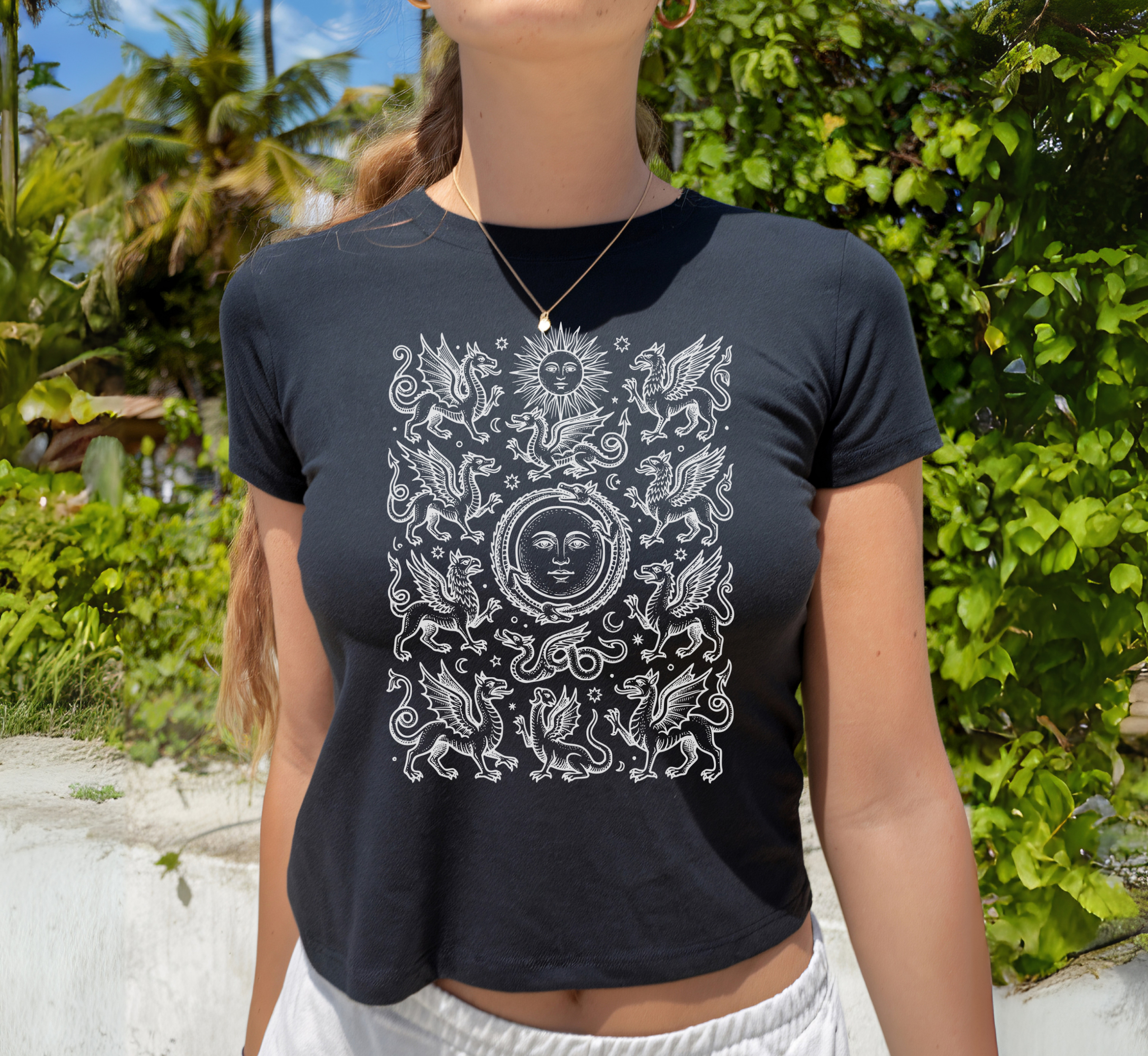 Medieval Dragons Baby Tee