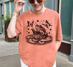 Frog Reading Book T-Shirt