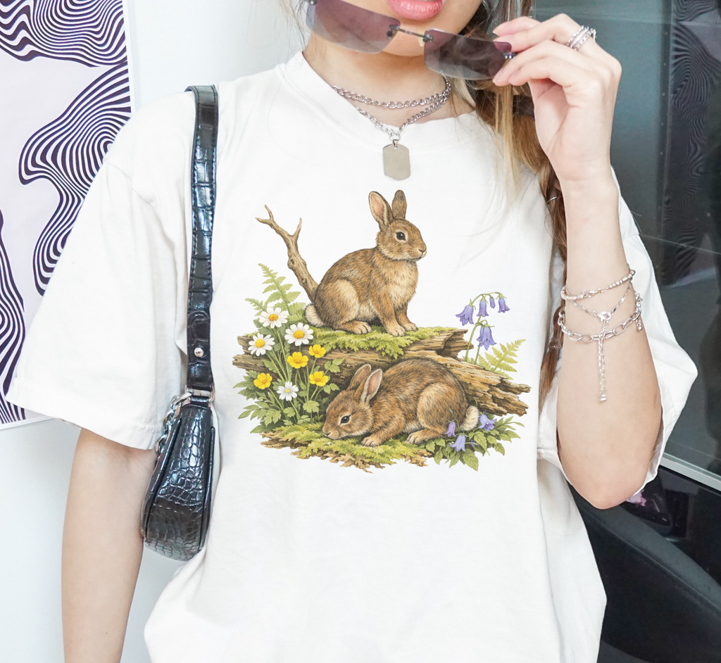 90s Woodland Rabbit T-Shirt