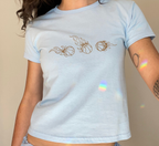 Fiery Basketballs Baby Tee