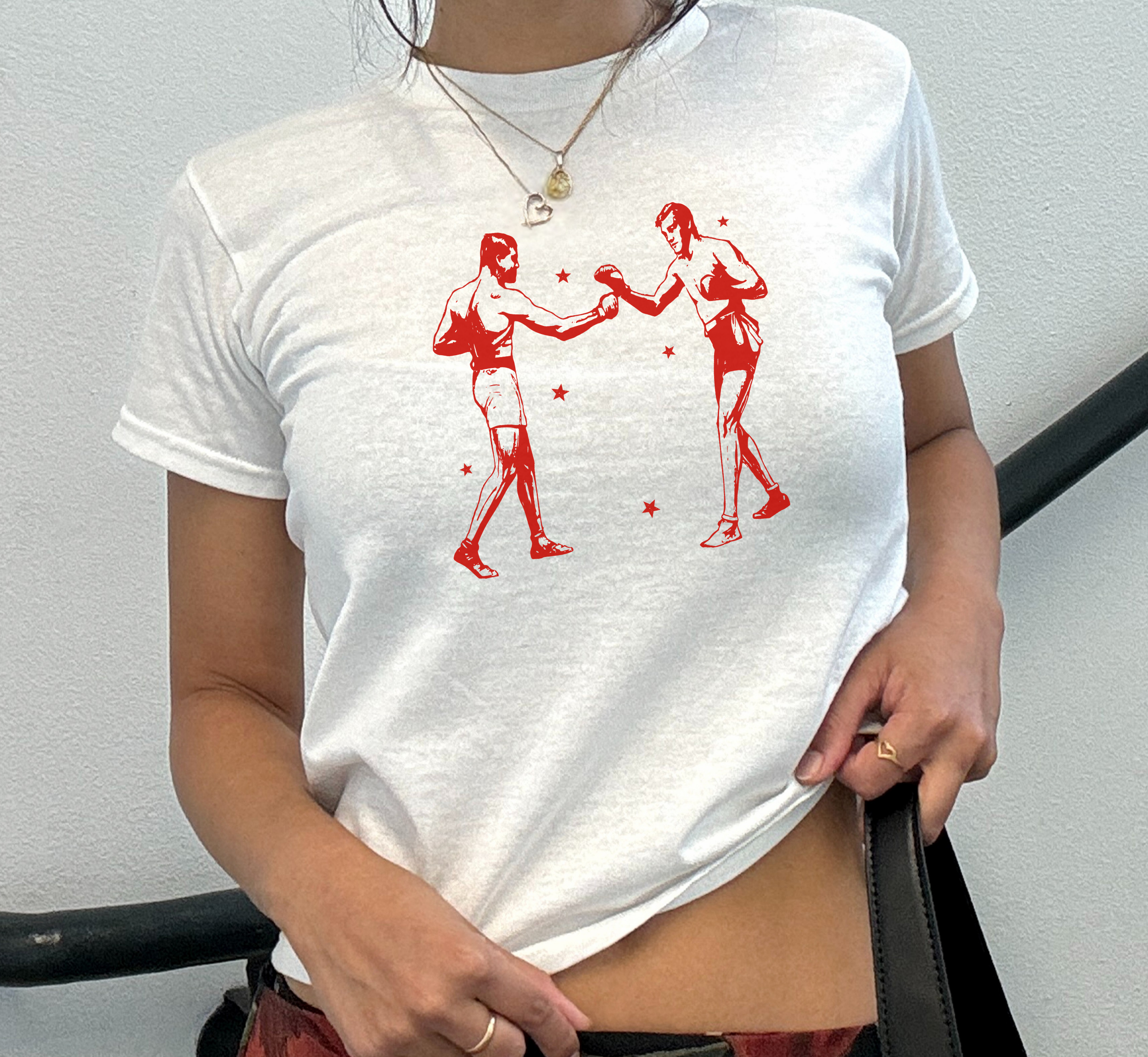 Retro Boxers Baby Tee