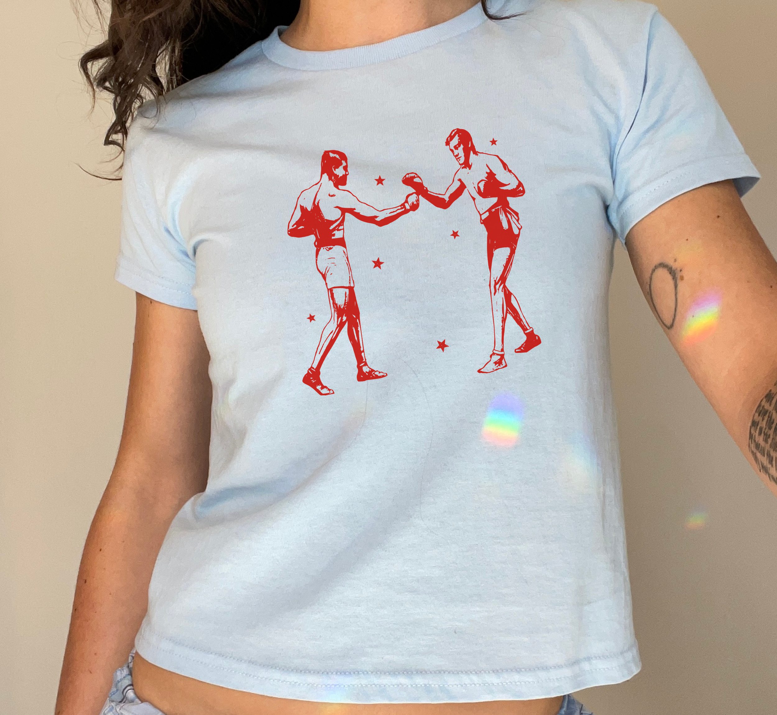 Retro Boxers Baby Tee