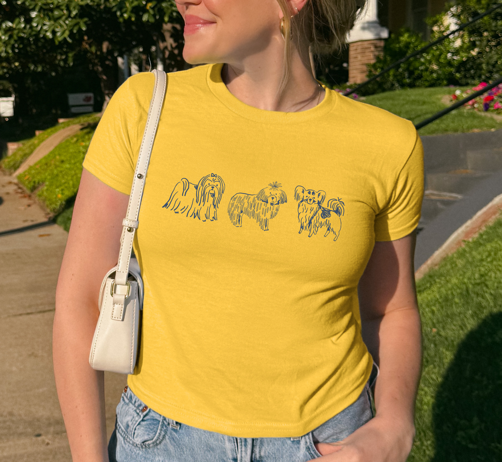 Shaggy Little Dogs Baby Tee