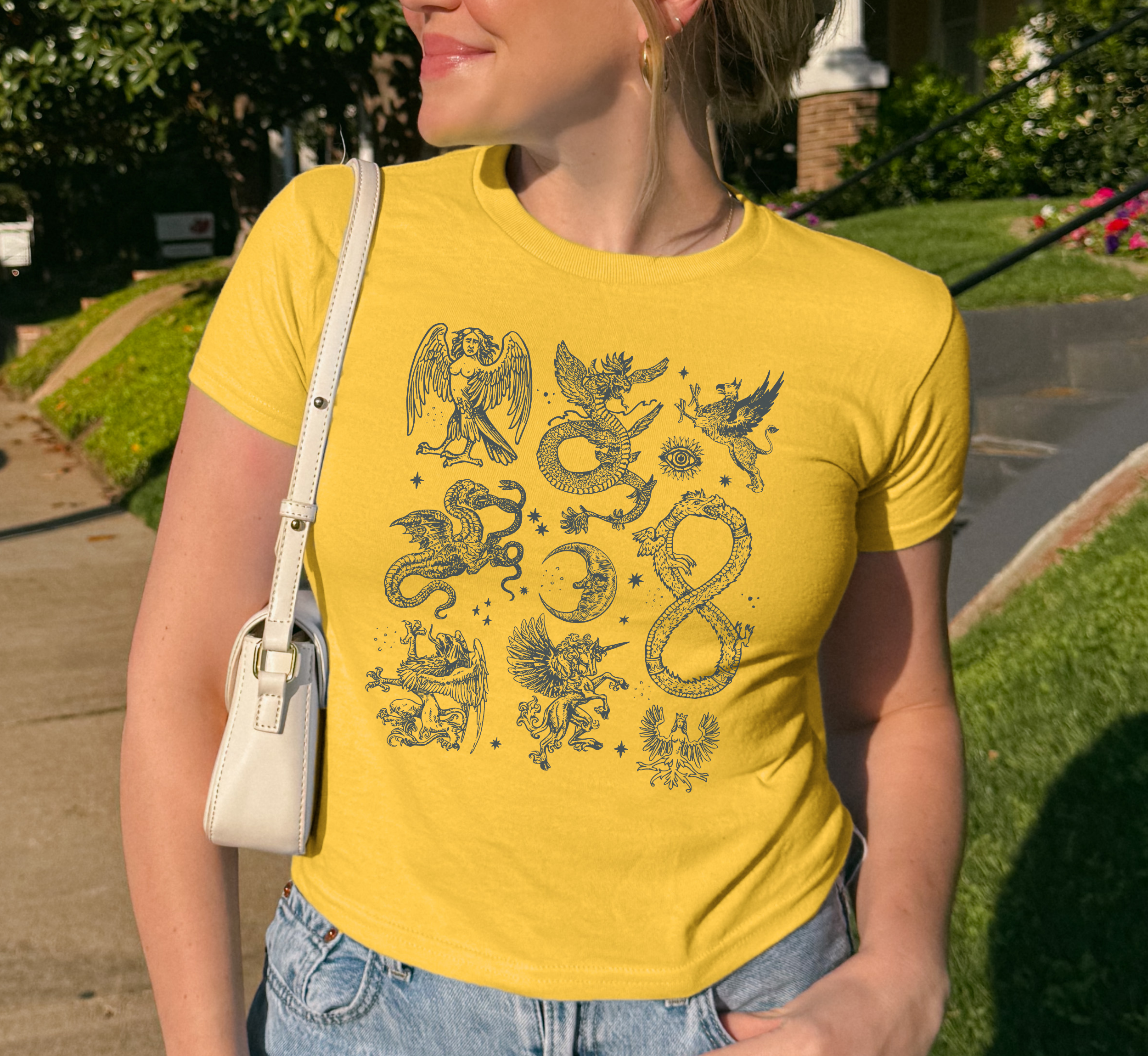 Medieval Creatures Baby Tee