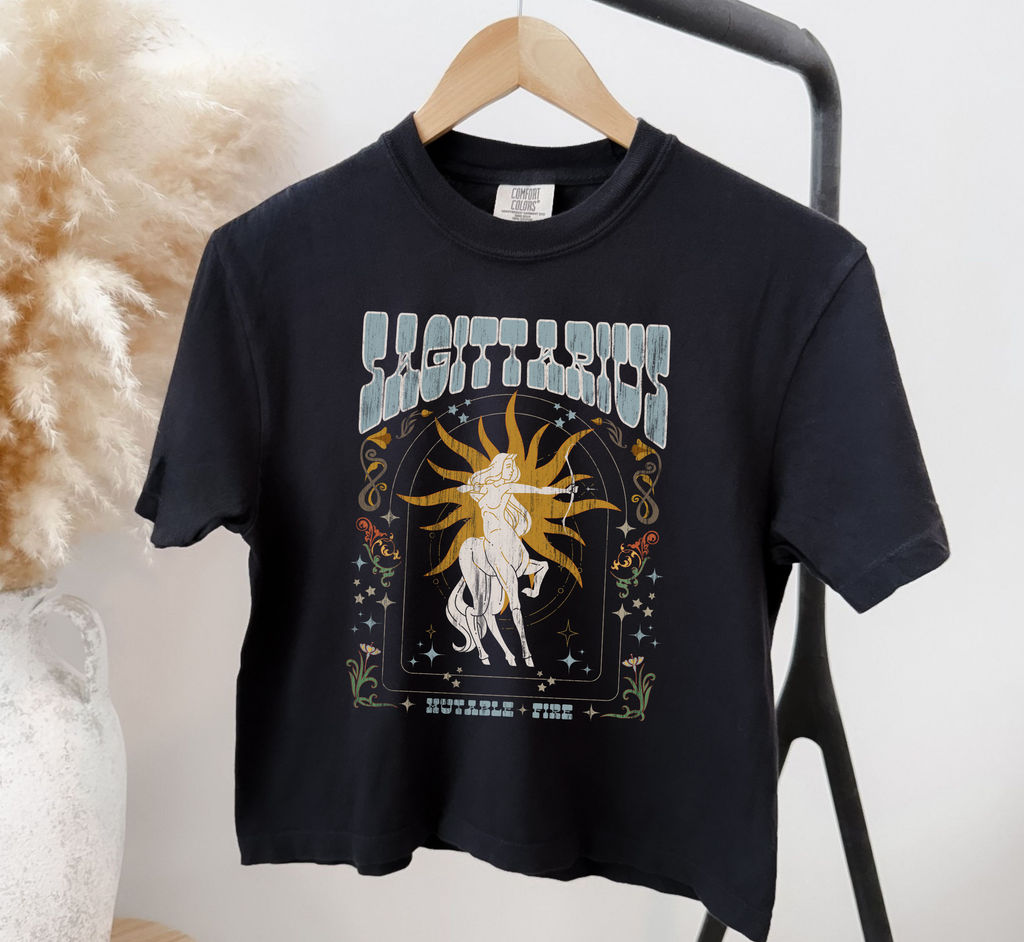 Sagittarius Zodiac Boxy T-Shirt