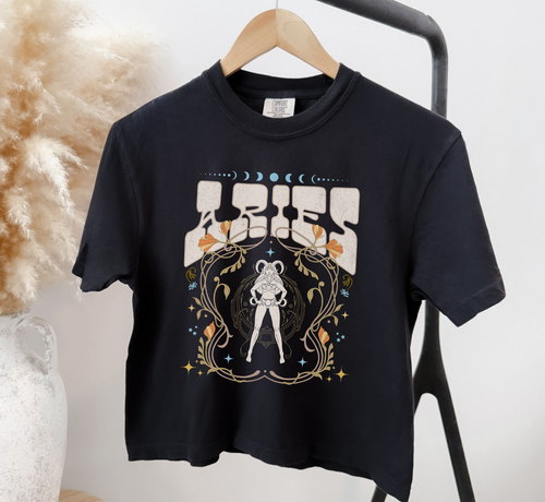 Aries Zodiac Boxy T-Shirt