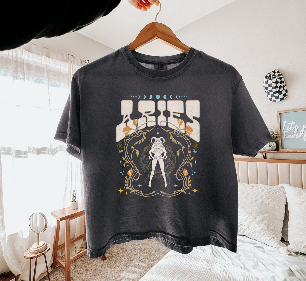 Aries Zodiac Boxy T-Shirt