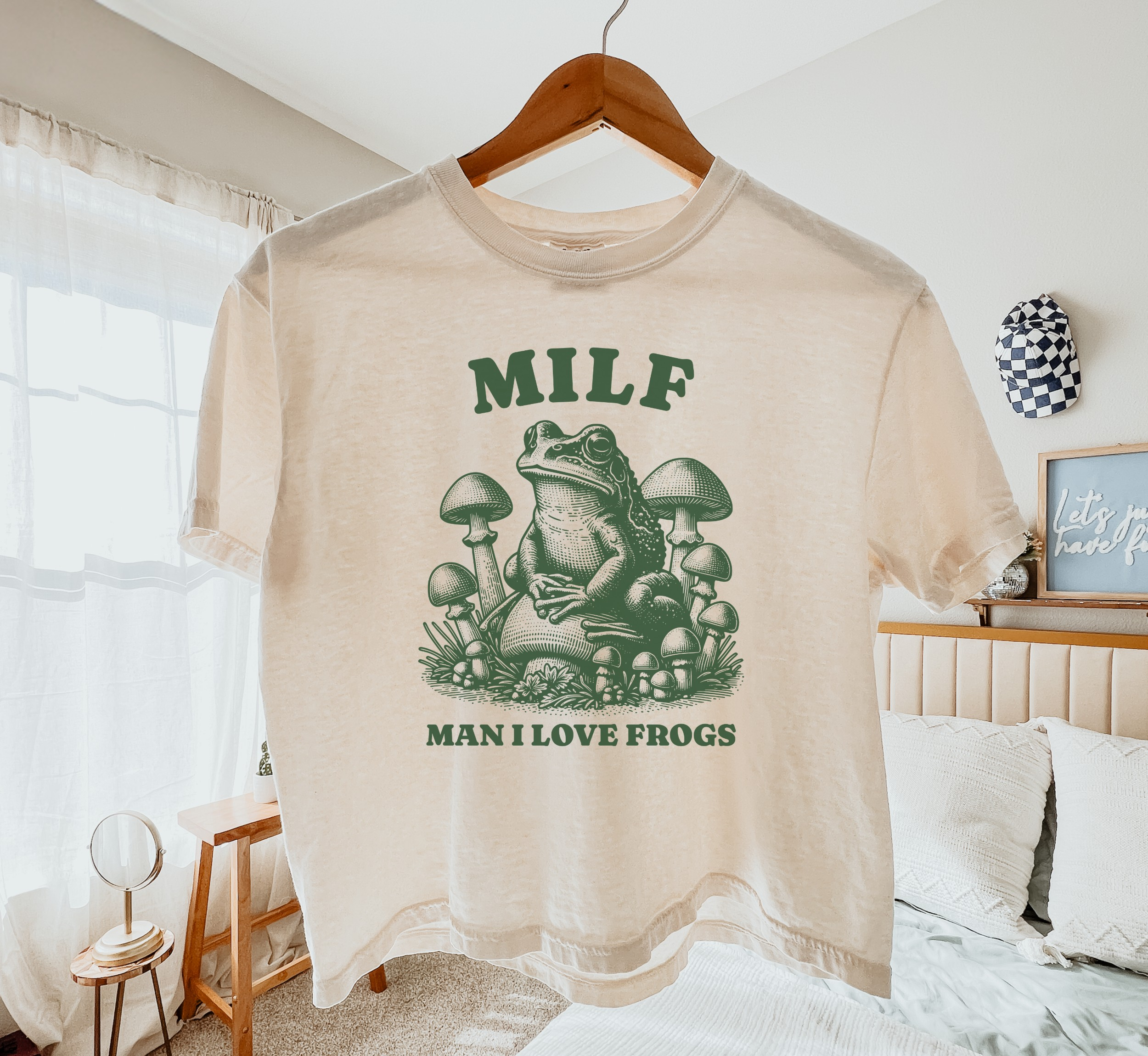 Man I Love Frogs Boxy T-Shirt