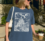Medieval Dragon & Castle T-Shirt