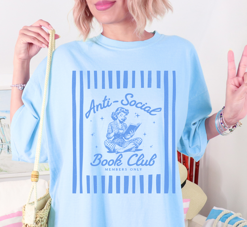 Anti Social Book Club Stripes T-Shirt