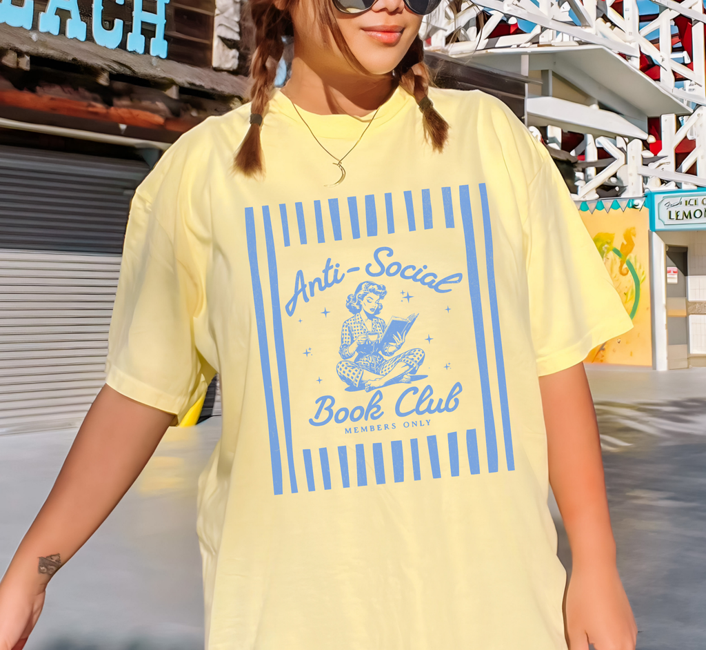 Anti Social Book Club Stripes T-Shirt