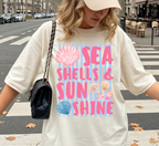 Seashells & Sunshine Stripes T-Shirt