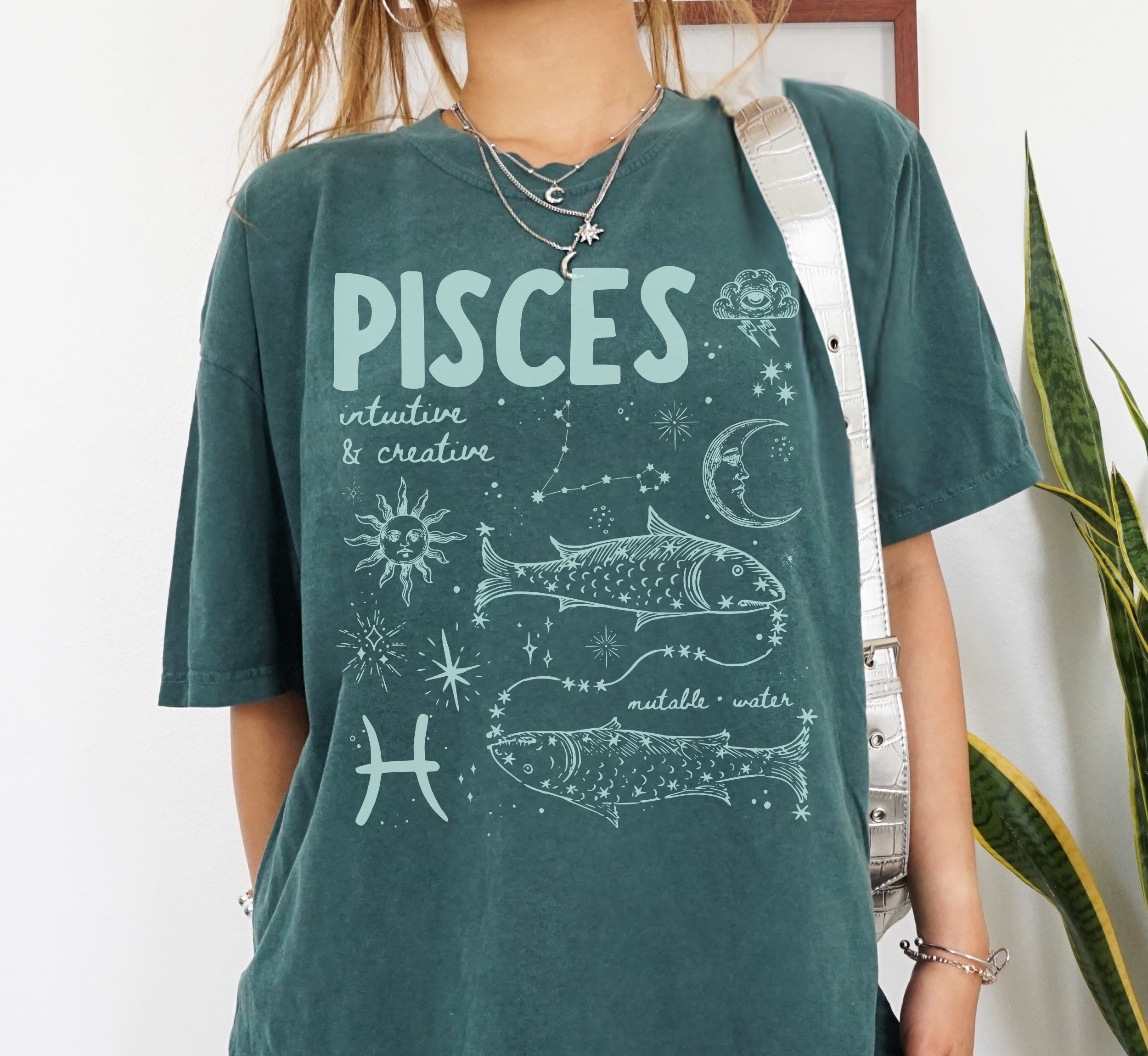 Medieval Pisces Zodiac T-Shirt