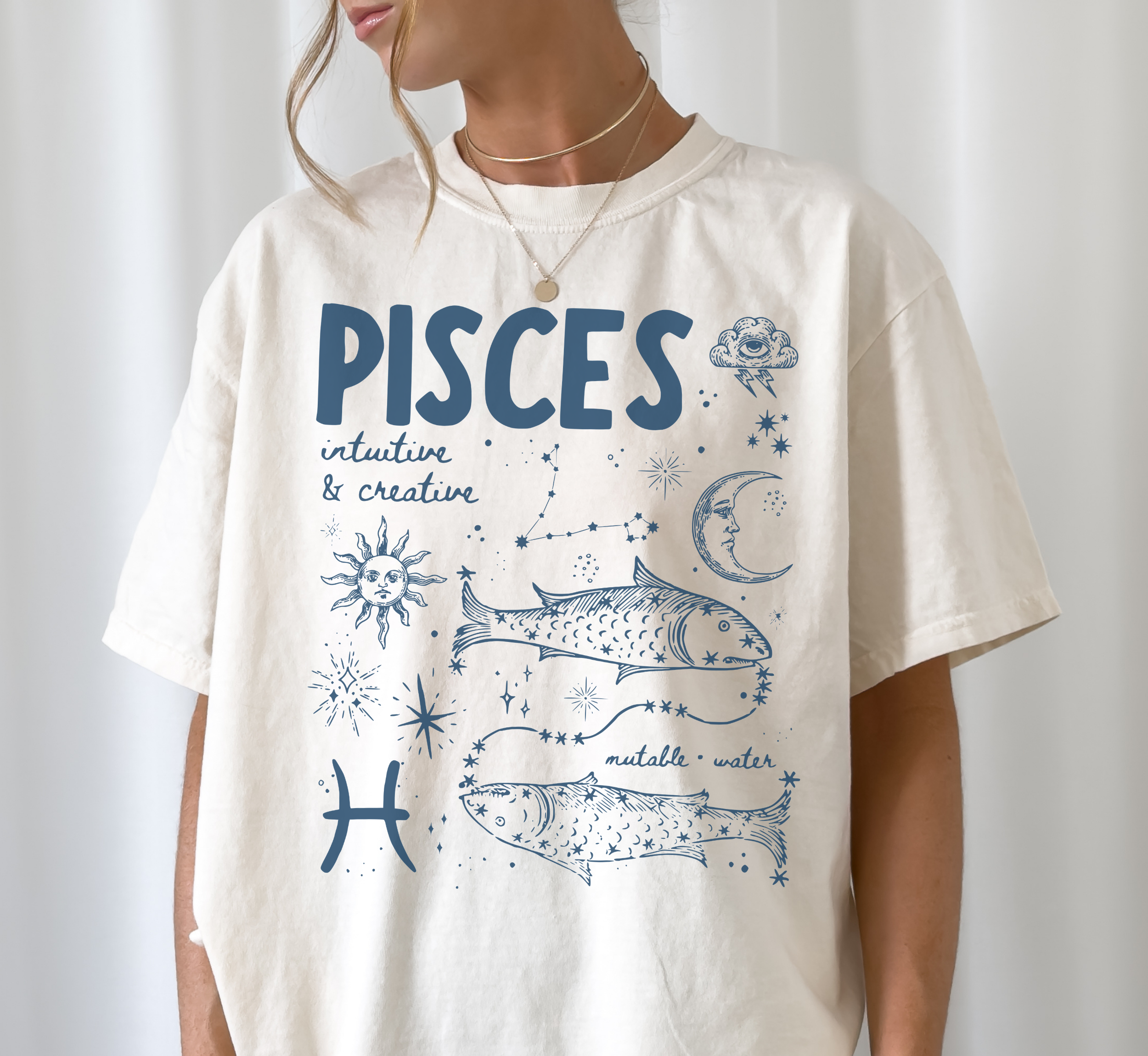Medieval Pisces Zodiac T-Shirt