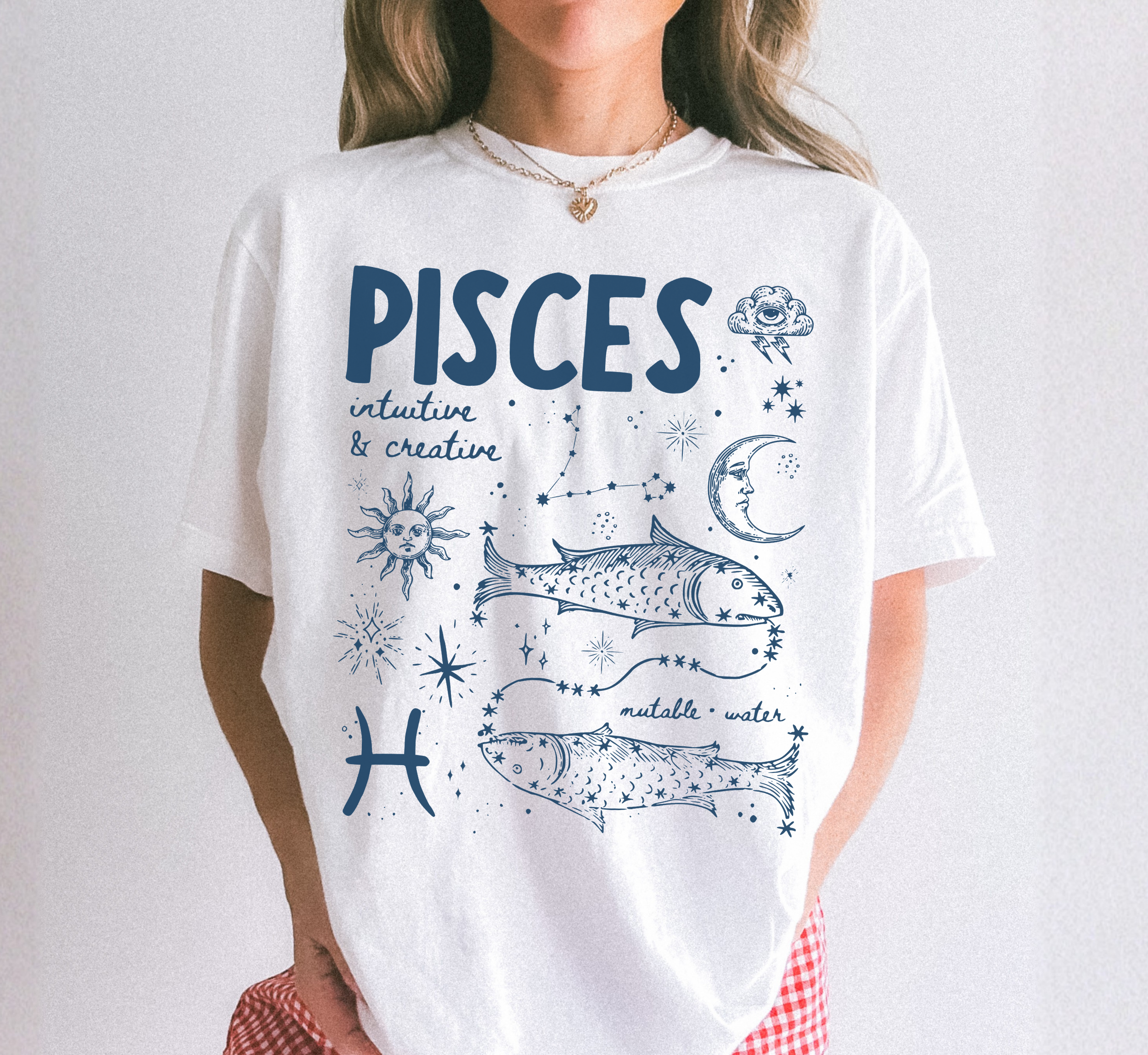 Medieval Pisces Zodiac T-Shirt
